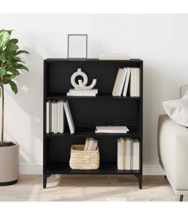 vidaXL Sideboard Black Oak 69.5 x 32.5 x 90 cm Engineered Wood — V0672030340