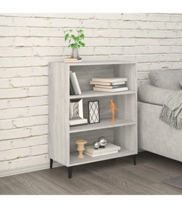 vidaXL Sideboard Grey Sonoma 69.5x32.5x90 cm Engineered Wood — V0672030342