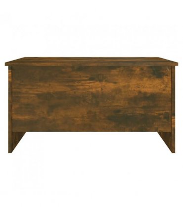 vidaXL Coffee Table Smoked Oak 80x55.5x41.5 cm Engineered Wood — Size: 80 x 55 x 41.5 cm