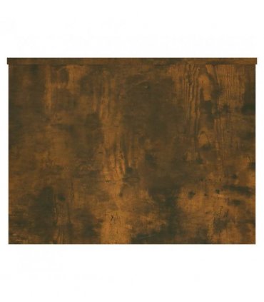 vidaXL Coffee Table Smoked Oak 80x55.5x41.5 cm Engineered Wood — Size: 80 x 55 x 41.5 cm