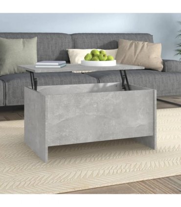 vidaXL Coffee Table Concrete Grey 80x55.5x41.5 cm Engineered Wood — Size: 80 x 55 x 41.5 cm