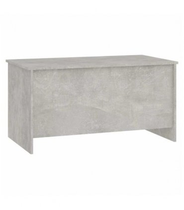 vidaXL Coffee Table Concrete Grey 102x55.5x52.5 cm Engineered Wood — Size: 102 x 55 x 52.5 cm