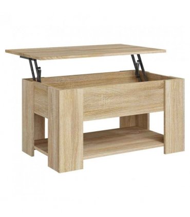 vidaXL Coffee Table Sonoma Oak 79x49x41 cm Engineered Wood