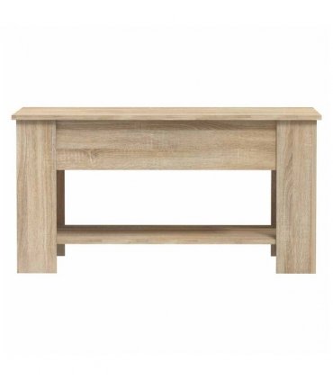 vidaXL Coffee Table Sonoma Oak 101x49x52 cm Engineered Wood