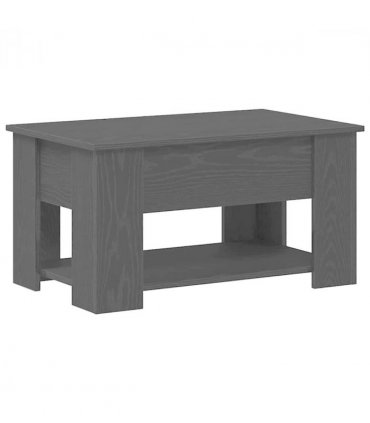 vidaXL Coffee Table Black Oak 79 x 49 x 41 cm Engineered Wood