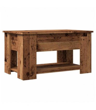 vidaXL Coffee Table Old Wood 79x49x41 cm Engineered Wood