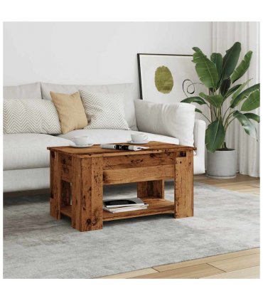 vidaXL Coffee Table Old Wood 79x49x41 cm Engineered Wood
