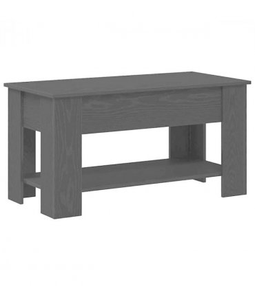 vidaXL Coffee Table Black oak 101 x 49 x 52 cm Engineered wood