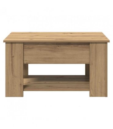 vidaXL Coffee Table Artisan Oak 79x49x41 cm Engineered Wood