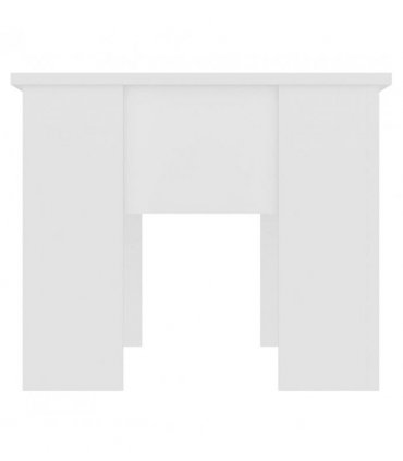 vidaXL Coffee Table White 79x49x41 cm Engineered Wood — Size: 79 x 49 x 42.5 cm