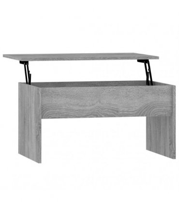 vidaXL Coffee Table Grey Sonoma 80x50.5x41.5 cm Engineered Wood — Size: 80 x 50 x 41.5 cm