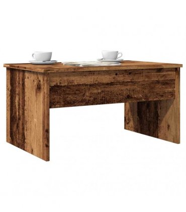 vidaXL Coffee Table Old Wood 80x50.5x41.5 cm Engineered Wood — Size: 80 x 50 x 41.5 cm