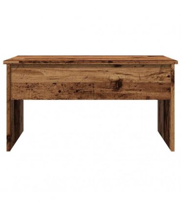 vidaXL Coffee Table Old Wood 80x50.5x41.5 cm Engineered Wood — Size: 80 x 50 x 41.5 cm