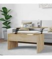 vidaXL Coffee Table Sonoma Oak 80x50.5x41.5 cm Engineered Wood — Size: 80 x 50 x 41.5 cm