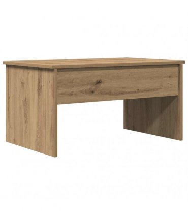 vidaXL Coffee Table Artisan Oak 80x50.5x41.5 cm Engineered Wood — Size: 80 x 50 x 41.5 cm