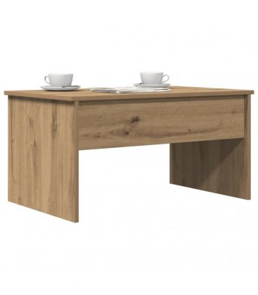 vidaXL Coffee Table Artisan Oak 80x50.5x41.5 cm Engineered Wood — Size: 80 x 50 x 41.5 cm