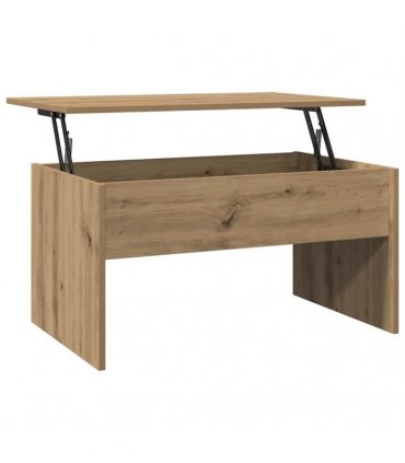 vidaXL Coffee Table Artisan Oak 80x50.5x41.5 cm Engineered Wood — Size: 80 x 50 x 41.5 cm