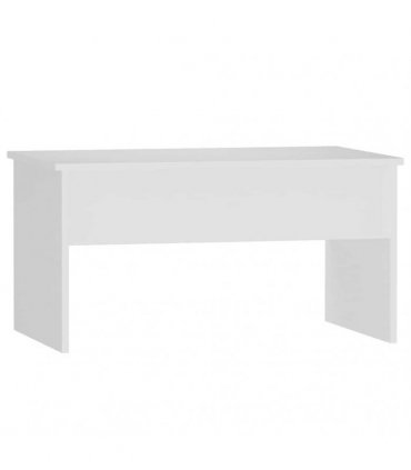 vidaXL Coffee Table White 80x50.5x41.5 cm Engineered Wood — Size: 80 x 50 x 41.5 cm
