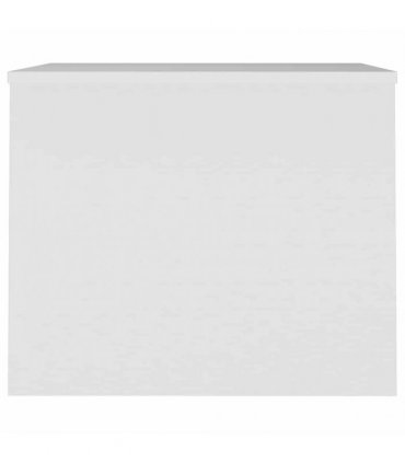 vidaXL Coffee Table White 80x50.5x41.5 cm Engineered Wood — Size: 80 x 50 x 41.5 cm