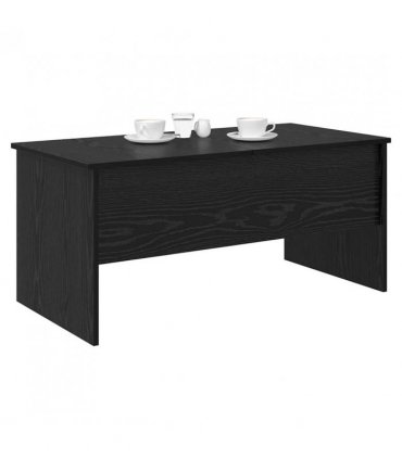 vidaXL Coffee Table Black Oak 102 x 50.5 x 46.5 cm Engineered Wood