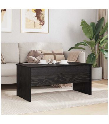 vidaXL Coffee Table Black Oak 102 x 50.5 x 46.5 cm Engineered Wood