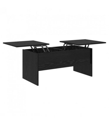 vidaXL Coffee Table Black Oak 102 x 50.5 x 46.5 cm Engineered Wood