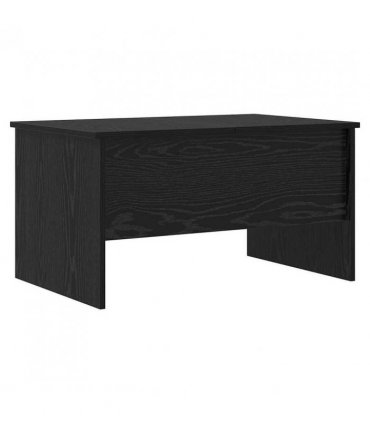 vidaXL Coffee Table Black Oak 102 x 50.5 x 46.5 cm Engineered Wood — Size: 80 x 50.5 x 42.5 cm