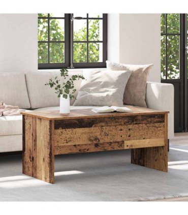 vidaXL Coffee Table Old Wood 102 x 50.5 x 46.5 cm Engineered Wood