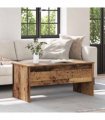 vidaXL Coffee Table Old Wood 102 x 50.5 x 46.5 cm Engineered Wood