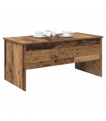 vidaXL Coffee Table Old Wood 102 x 50.5 x 46.5 cm Engineered Wood