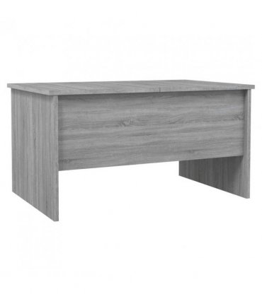 vidaXL Coffee Table Grey Sonoma 80x50x42.5 cm Engineered Wood — Size: 80 x 50 x 42.5 cm