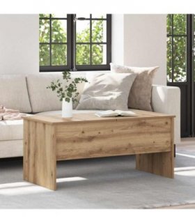 vidaXL Coffee Table Artisan Oak 102 x 50.5 x 46.5 cm Engineered Wood