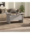 vidaXL Coffee Table Concrete Grey 80x50x42.5 cm Engineered Wood — Size: 80 x 50 x 42.5 cm