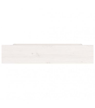 vidaXL Bed Drawers 4 pcs White Solid Wood Pine — Size: 90 x 57 x 18 cm