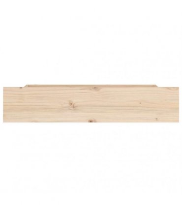 vidaXL Bed Drawers 4 pcs Solid Wood Pine — Colour: natural, Size: 95 x 57 x 18 cm