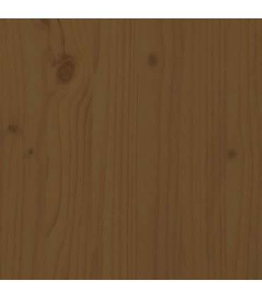 vidaXL Bed Headboard | Honey Brown | Solid Pine Wood | Single | Appealing Design — Size: 95 x 100 cm
