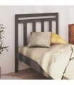 vidaXL Bed Headboard Grey 95x4x100 cm Solid Wood Pine — Size: 95 x 100 cm — V0672031185