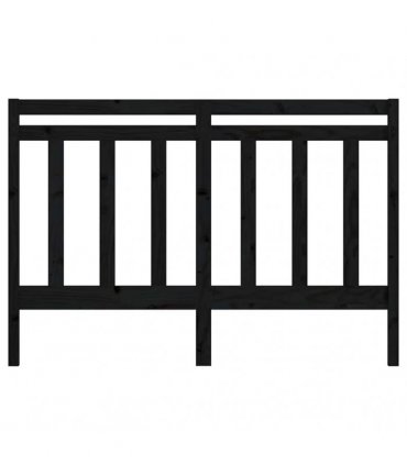 vidaXL Bed Headboard | Black | Solid Pine wood — Size: 166 x 100 cm