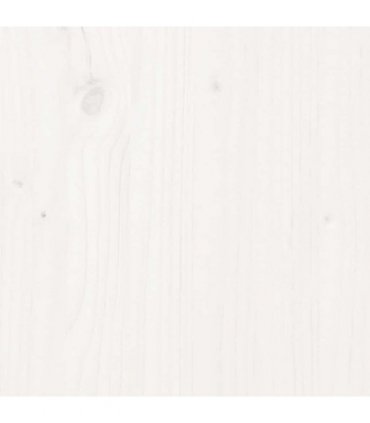 vidaXL Bed Headboard White 125.5x4x100 cm Solid Pine Wood — Size: 125.5 x 100 cm