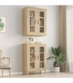 vidaXL Hanging Wall Cabinet Sonoma Oak 69.5x34x90 cm