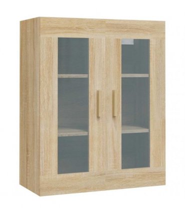 vidaXL Hanging Wall Cabinet Sonoma Oak 69.5x34x90 cm