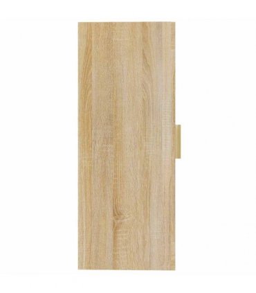vidaXL Hanging Wall Cabinet Sonoma Oak 69.5x34x90 cm