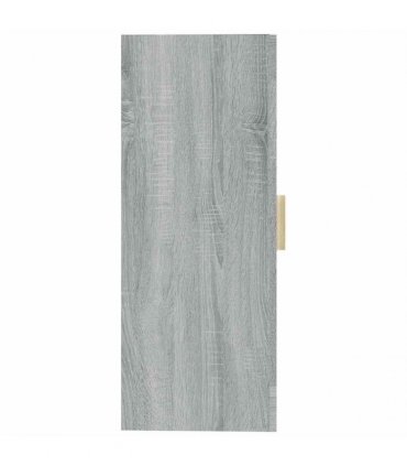 vidaXL Hanging Wall Cabinet Grey Sonoma 69.5x34x90 cm