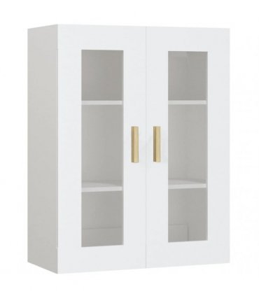vidaXL Hanging Wall Cabinet White 69.5x34x90 cm