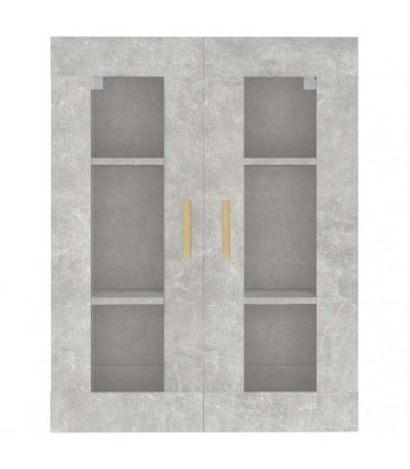 vidaXL Hanging Wall Cabinet Concrete Grey 69.5x34x90 cm