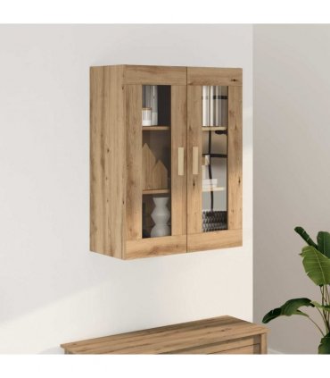 vidaXL Hanging Wall Cabinet Artisian Oak 69.5x34x90 cm
