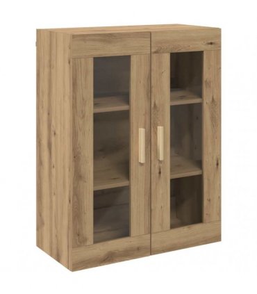 vidaXL Hanging Wall Cabinet Artisian Oak 69.5x34x90 cm