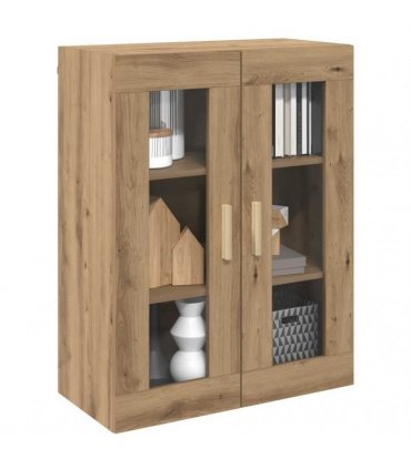 vidaXL Hanging Wall Cabinet Artisian Oak 69.5x34x90 cm