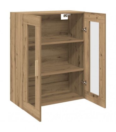 vidaXL Hanging Wall Cabinet Artisian Oak 69.5x34x90 cm
