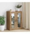 vidaXL Storage Cabinet Wall-mounted Artisan Oak 69.5 x 34 x 90 cm